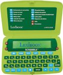 Lexibook-SCR8FR Official Scrabble ODS8 Electronic Dictionary, FISF Larousse, Ergonomic Format, Large Keys, Arbitre, Spelling Corrector, Definitions, Batteries, Green/Blue, SCR8FR