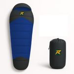 Rocksport Camplite +10°C to +20°C Mummy Shape Sleeping Bag for Camping, Hiking, Indoor & Outdoor, Warm Sleep Bag l Free Adventure Pass