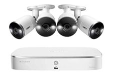 Lorex 4KSDAI84-2 4K Smart Deterrence 8w / N842A82 4K 2TB NVR & 4 E892AB 4K Smart Deterrence Bullet Cameras Surveillance System