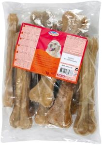 Hueso para morder de 21 cm. Paquete de 10 huesos para perro de talla mediana/grande