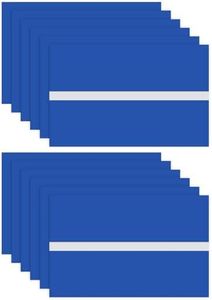 M METERXITY 12-Pack Double Color Laser Engraving Blanks 7x11 Inch,1.3mm Thick ABS Plastic Sheet Engraved Material for Name Plate/Yard Signs/Laser Cutting/DIY Carving/Craft[Sky Blue/White]
