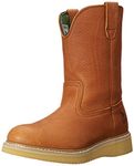 Georgia Boot Men's 12" Wedge Wellington Work Boot,Tan,8 M