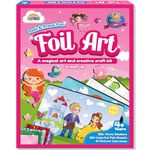 ZMLM Arts & Crafts Kit for Kids: Foil Art Dress Up Gifts for Girls Boys Mess Free Foil Art Craft Supplies for Kids Travel Toys Activity Kits Birthday Halloween Christmas Stocking Stuffers Gifts