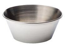 Utopia Stainless Steel Ramekin 1.5oz / 45ml - Case of 24 - Ramekins, Side Dishes