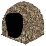 Ameristep Doghouse Ground Blind, Two Man Hunting Blind in Realtree Edge Camo