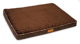 Petmate AKC Orthopedic Pet Bed, Brown, 27-Inch by 36-Inch