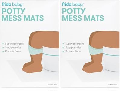 Frida Baby Potty Mess Mats | Disposable, Super-Absorbent Floor Pads for Easy Cleanup (Pack of 2)