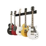 String Swing SW5RL-B-K Guitar Wall Mount Bundle with 5 Guitar Hangers & 1 Black Vein Strong Wall Mount