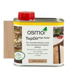 Osmo TopOil - High Solid Oil 3068, Natural Matt, 500ml - Durable Wood Oil for Wooden Kitchen Surfaces, Water-Resistant & Food Safe, Wood Treatment & Wood Finish