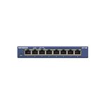 NETGEAR GS108 8-Port Gigabit Ethernet Network Switch, Hub, Internet Splitter, Desktop, and ProSAFE Lifetime Protection