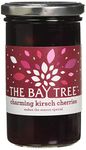 The Bay Tree Charming Kirsch Cherries- Makes the Season Special Sweet and Savoury Great with Fruit and Cheese Perfect for Ice Cream or Cheesecake Suitable for Vegetarians - 265g Jar