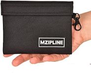 MZIPLINE Small Bag-Smell-Proof- Mini Pouch Pocket with Carbon Lined 5.5x4 (Mini Black)