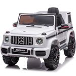 VOLTZ TOYS Licensed AMG G63, 24V Electric Kids' Ride On Car with Parental Remote Control, LED Lights, Leather Seat and MP3