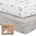2-Pack Organic Crib Sheets for Boys