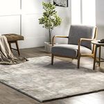 nuLOOM Loni Solid 4 Square Machine Washable Accent Shag Rug for Living Room Bedroom Dining Room Nursery Entryway, Beige