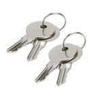 CH751 Keys for RV compartments, Campers, Storage Cabinets, Trailers, Controller Covers, Carts, Perfect Replacement Keys (Set of 4)