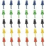 AZDelivery 30 x Silicone Test Hook Clips | Probe Test Leads Kit with Multimeter Accessories for Electronic Tests | Mini Single Test Probes | reliable Test Hooks