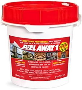 Peel Away 1 Heavy Duty Paint Remover - Removes Up to 30 Layers of Lead, Oil & Alkyd-Based Coatings - Complete Removal System Under the Lid - 1 Gallon