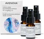 Avenova Eyelid and Eyelash Cleanser Spray 3 Pack – Gentle Everyday Hypochlorous Acid Lid and Lash Cleansing Spray for Clearer and Healthier Eyes, FDA Cleared Formula, 60mL (2.04oz)