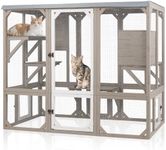 Large Catio Outdoor Cat Enclosure W