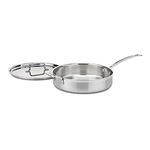 Cuisinart MCP33-30HN MultiClad Pro Stainless 5-1/2-Quart Saute with Helper and Cover