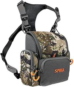 SPIKA Binocular Harness Chest Pack, Bino Case with Rangefinder Waterproof Pouch for Hunting