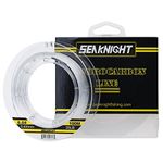 Seaknight 100% Fluorocarbon Carp Fishing Line 50m/100m Invisible Sea Fishing Fluorocarbon Leader Line Clear 3-100LB