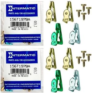 Intermatic 156T1978A Time Switch Tripper Kit - Genuine 2-Pack Trippers - Exclusive Compatibility with T100, T7000, WH40 Series Timers - Easy Setup for Precision Time Control