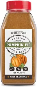 16 oz Pumpkin Spice Seasoning Mix, Fall Pumpkin Spice Blend with Cinnamon & Nutmeg, for Pancakes, Breads, Pies & Lattes- Traditional Autumn Flavors for Home, Bakeries & Coffee Shops