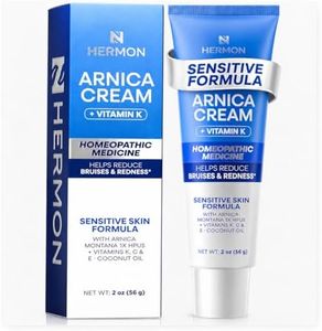 Hermon Arnica Bruise Cream with Vitamin K: Sensitive Skin & Face Formula for Bruising, Swelling & Thin Skin – Extra Strength Arnica Montana Hydrating Moisturizer 2 Oz