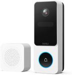 AOSU Wireless Video Doorbell Camera, Head-To-Toe View, 2K HD Smart Door bell with Chime, PIR Motion and Parcel Detection, 2-Way Talk, No Subscription, 2.4Ghz WiFi Easy Connection for Home Security