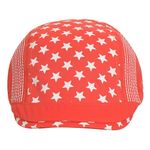 FabSeasons Adjustable Printed Cotton Golf Caps/Hats for Boys and Girls of Age 4-6 Years, Size - 54 cm Orange