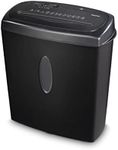 Hama Home N10CD 15L Shredder for Home and Office (Paper Shredder for 10 Sheets of Paper, Plastic Cards, Shredder for CD/DVD/Blu-Ray, 15 litres, Reverse Function), Black