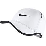 NIKE Youth Aerobill Featherlight Cap, White/Black/Black, Misc
