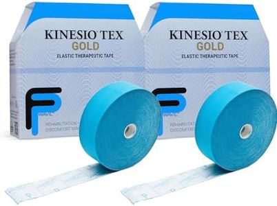 Kinesio Tex Gold Tape, 2" x 16.4', Blue, 2 Rolls