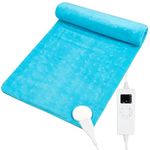 MOEMOE BABY Weighted Heating Pad Electric Heated Pads for Neck, Back, Shoulder Fast Heat Warming Pads XL Size