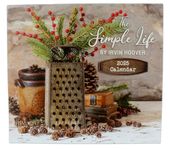 Crossroads Home 12" "The Simple Life" 2025 Large Monthly Wall Calendar by Irvin Hoover with Rustic Country Farmhouse Pictures