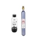 Mr. Spark Soda-maker Accessory Pack - Co2 Gas Cylinder and Free 500 ml water Bottle Soda Maker (Multicolor)