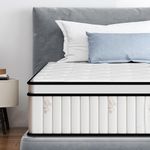 SogesSleep Full Size Mattress, 10 Inch Hybrid Full Size Mattress in a Box, Individual Pocket Spring Bed Mattress, Medium Firm Mattress for Pressure Relief, Strong Edge Support, CertiPUR-US