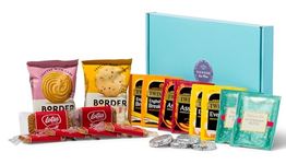 Afternoon Tea Hamper Gift - For 2 | with English Tea, Luxury Biscuits & Chocolate Selection | Food Hampers For Couples, Get Well Soon, Thank You, Birthday For Men & Women | British Gift Baskets