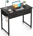 ODK Small Desk with Fabric Drawers-