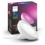 Philips Hue Bloom Smart Table Lamp, White - White and Color Ambiance LED Color-Changing Light - 1 Pack - Control with Hue App - Works with Alexa, Google Assistant, and Apple Homekit