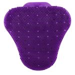 Urinal Screen Deodorizer, 10 Pack Anti Splash Urinal Screen Mats with Aromatic Filter Screen Anti Blocking Odor Freshener Urine Screens for Public Restrooms, Bathrooms, School Lavatories(Purple)