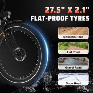 RCB G6 Electric City Bike 27.5" – 36V 13Ah Removable Battery, 70km Range, NFC/APP Start