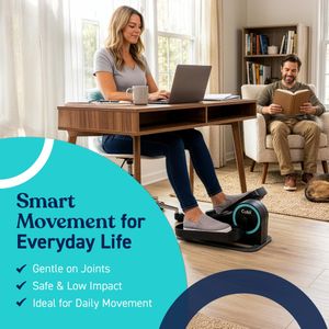 Cubii Move Under Desk Elliptical – Compact Seated Exercise Machine