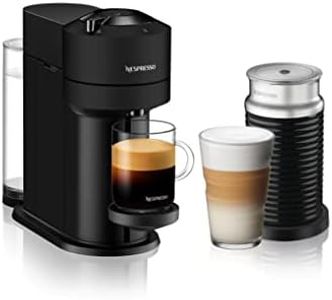 Nespresso® Vertuo Next Coffee and Espresso Machine with Aeroccino by De'Longhi, Matte Black