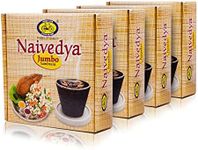 Cycle Naivedya Jumbo Cup Sambrani (Dhoop/Loban/Guggal) for Homa/Havan, Rituals - Pack of 4 (4 Big Cups per Pack)