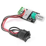 Motor Speed Controller, PWM DC Motor Speed Regulator with Switch, 6-28V 3A PWM DC Regulator, Adjustable Speed Reversible DC Motor Driver Switch