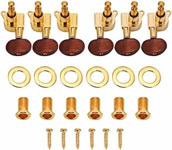 3L3R Clavijas, Sintonizadores de Bloqueo Cabezales de Máquina para Guitarra Eléctrica Acústica(oro)