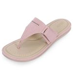 DOCTOR EXTRA SOFT Women's Flat Memory Foam Slippers/Flip-Flops Fashion Stylish Casual Comfortable Diabetic Orthopedic Lightweight Synthetic Slip-on Sandals with Adjustable Strap for Girls/Ladies D-608